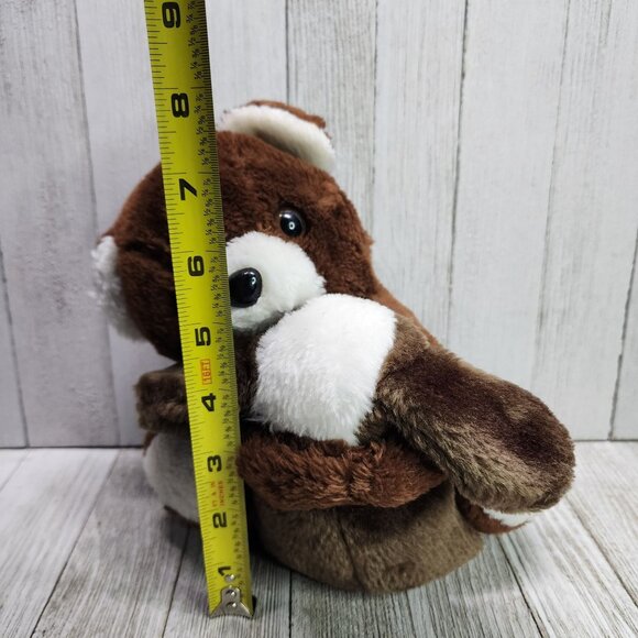 Vintage America Wego Bear Plush Holding Rabbit / Dog Stuffed Animals Toy 1982 - Picture 8 of 9